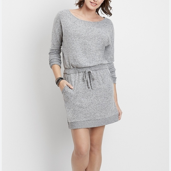 Maurices Dresses & Skirts - Maurices Gray Terry Dress Medium *W